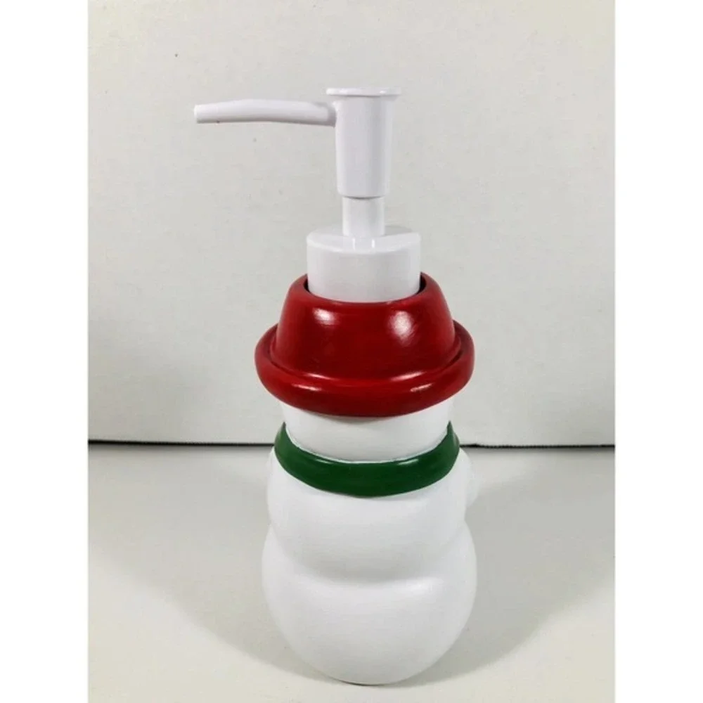 🎄Wondershop Snowman Soap Pump Dispenser For Kitchen Or Bathroom CHRISTMAS